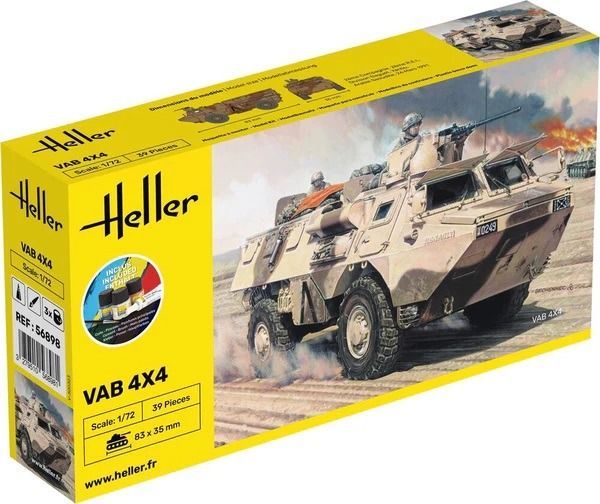 HEL56898 - Starter kit with paint and accessories - VAB 4x4 military vehicle - 1