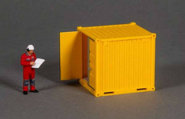 MSM5702/01 - 8ft. material container – Yellow - 1