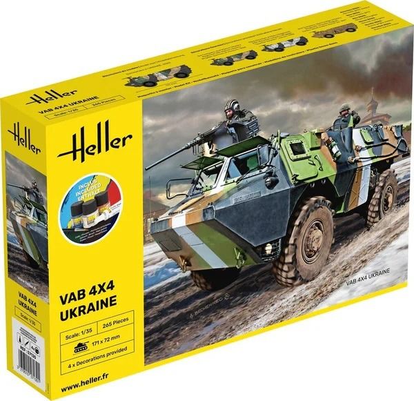 HEL57130 - Starter kit with paint and accessories - VAB 4x4 vehicle - Ukraine - 1