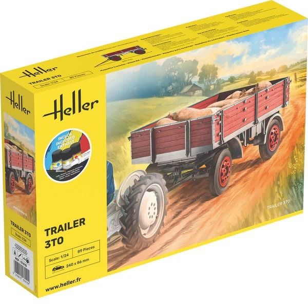 HEL57410 - Starter kit with paint and accessories - 3-tonne trailer - 1