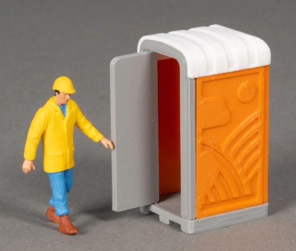MSM5750/02 - Portable toilet – Orange – L.24.4 x W.22.4 x H.45.4 mm - 1