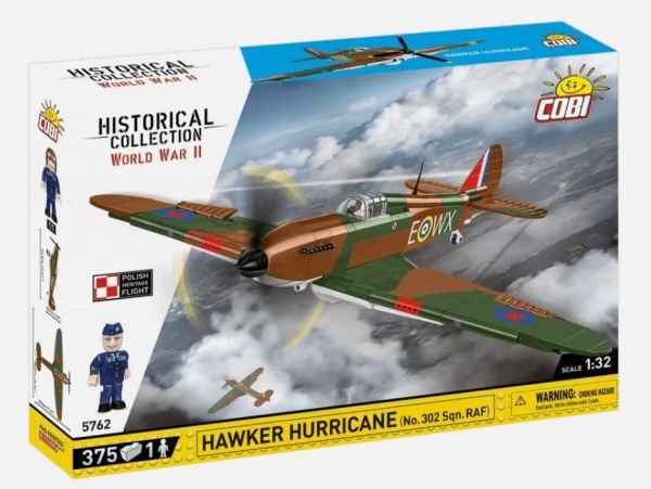COB5762 - Hacker Hurricane No. 302 Military Aircraft - 375 Pieces - 1
