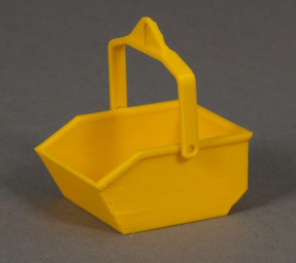 MSM5803/01 - Rubble skip – Yellow – L.31 x W.25.9 x H.34.3 mm - 1