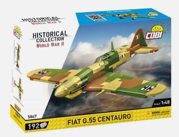 COB5867 - Fiat G.55 Centauro Military Aircraft - 192 Pieces - 1