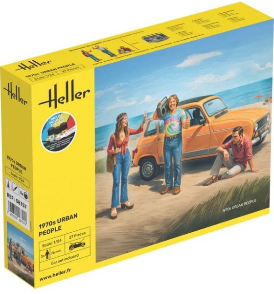 HEL58757 - Starter kit with paint and accessories - 1970s City Dwellers - 1