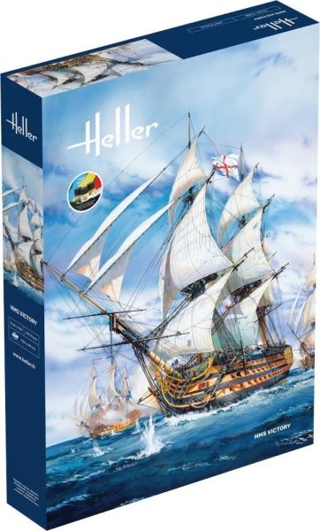 HEL58897 - Starter kit with paint and accessories - HMS Victory - 1