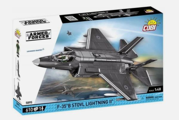 COB5895 - F-35B Stovl Lightning Military Aircraft Italian Air Force II - 610 Pieces - 1