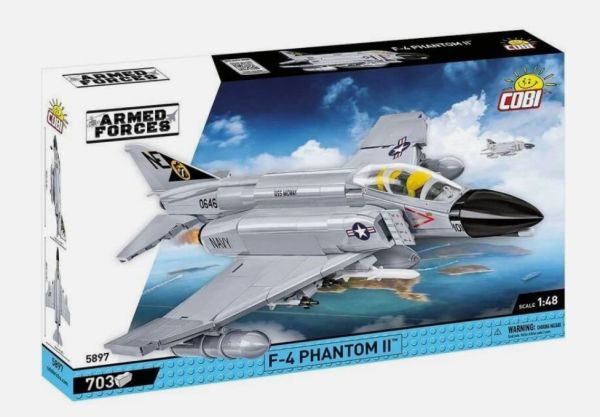 COB5897 - McDonnell Douglas F-4 Phantom II Military Aircraft - 703 Pieces - 1