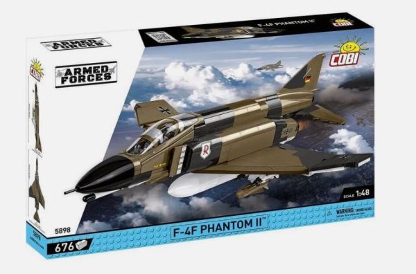 COB5898 - McDonnell Douglas F-4F Phantom II Military Aircraft - 676 ​​Pieces - 1