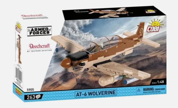 COB5905 - BEECHCRAFT AT-6 WOLVERINE Military Aircraft - 263 Pieces - 1