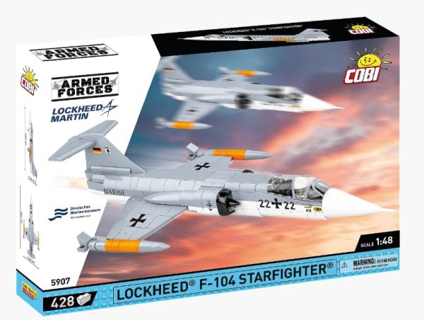 COB5907 - Lockheed F-104 Starfighter fighter - 428 pieces - 1