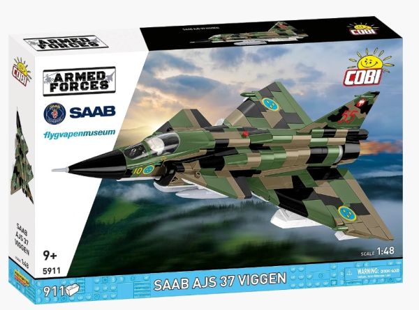 COB5911 - Saab AJS 37 Viggen fighter - 911 pieces - 1