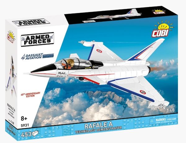 COB5931 - DASSAULT Rafale A fighter jet - Technology demonstrator - 453 pieces - 1