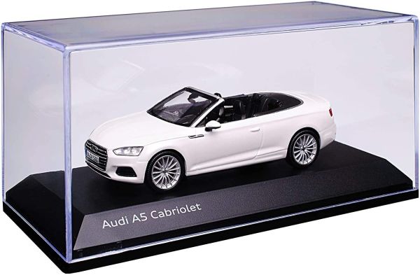 SPA5011705332 - AUDI A5 convertible White - 1