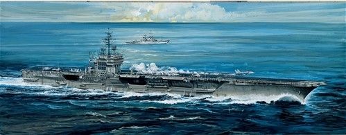 ITA5521 - Boat USS America CV-6614 to paint - 1