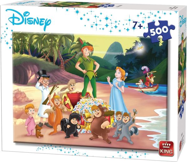 KING55913 - Jigsaw Puzzle 500 Pieces PETER PAN - 1
