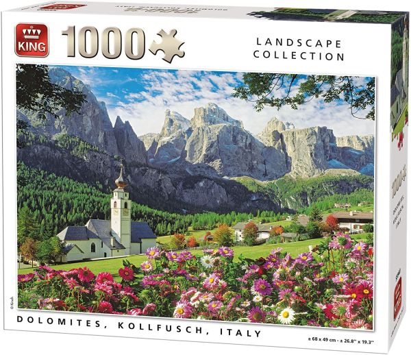 KING55940 - Puzzle 1000 Pieces dolomites kollfuchs in Italy - 1