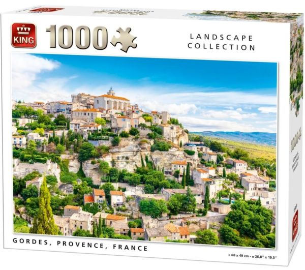KING55981 - Puzzle 1000 Pieces Gordes Provence in France - 1