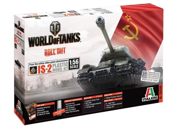 ITA56506 - Tank IS-2 WORLD OH TANKSto paint - 1