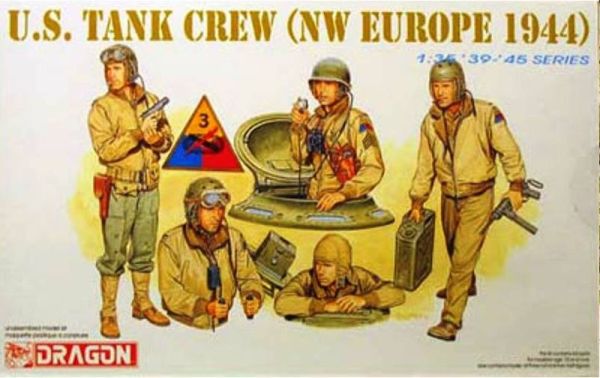 DRA6054 - American tank crew NW Europe 1944 to be assembled and painted - 1