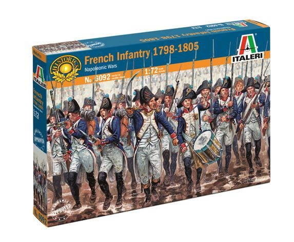 ITA6092 - French Infantry 1798-1805 - Napoleonic Wars to paint - 1