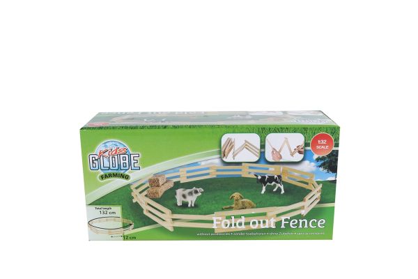 KID610304 - Wooden Corral Fence - Diameter 132 cm - without animals - 1