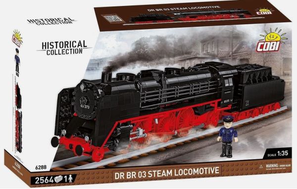 COB6288 - DR BR 03 Steam Locomotive - 2564 Pieces - 1