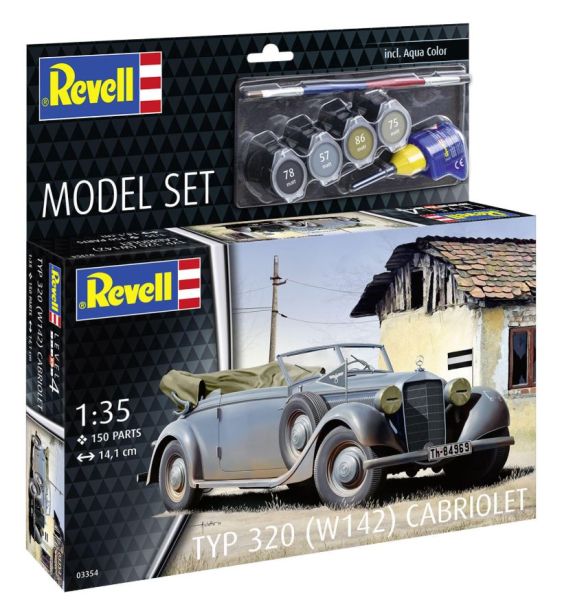 REV63354 - MODEL SET - Type 320 Cabriolet to be assembled with paint - 1