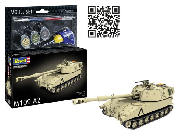 REV63361 - MODEL SET - M109 A2 tank to assemble with paint - 1