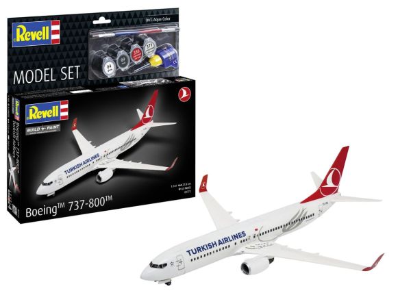 REV63772 - Turkish Airlines Boeing 737-800 Airplane to assemble and paint - 1