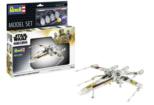 REV66790 - MODEL SET - CARSON Teva's X-Wing Fighter STAR WARS Kit with Paint - 1