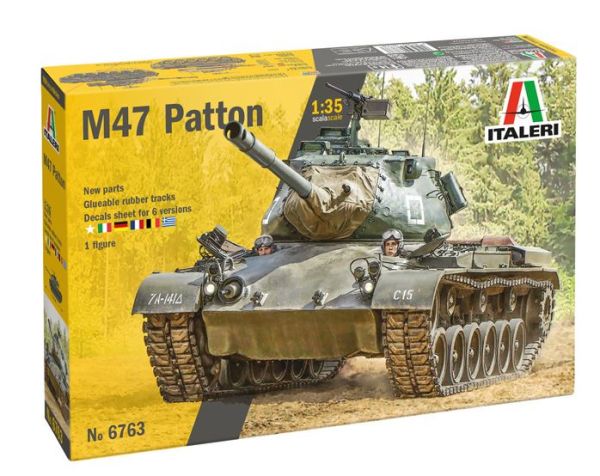 ITA6763 - M47 Patton tank to assemble and paint - 1
