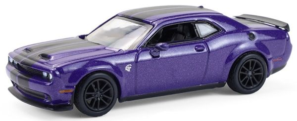 GREEN68070-A - DODGE Challenger SRT Hellcat 2023 purple from the SHOWROOM FLOOR series in blister pack - 1