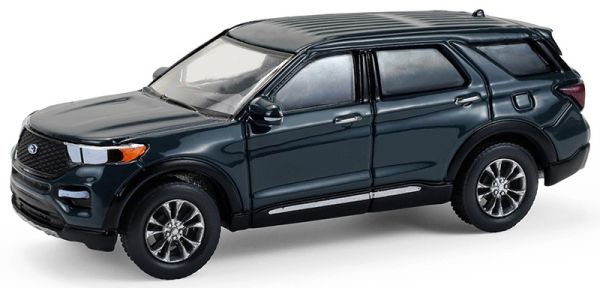 GREEN68070-D - FORD Explorer 2024 in stone blue from the SHOWROOM FLOOR series in blister pack - 1