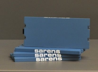 YCC604-5 - 4 Track plates - 11 x 5 cm - RAL 5009 SARENS - 1