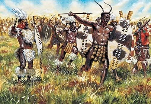 ITA6051 - Zulu warriors to paint - 1