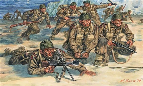 ITA6064 - British commandos to paint - 1