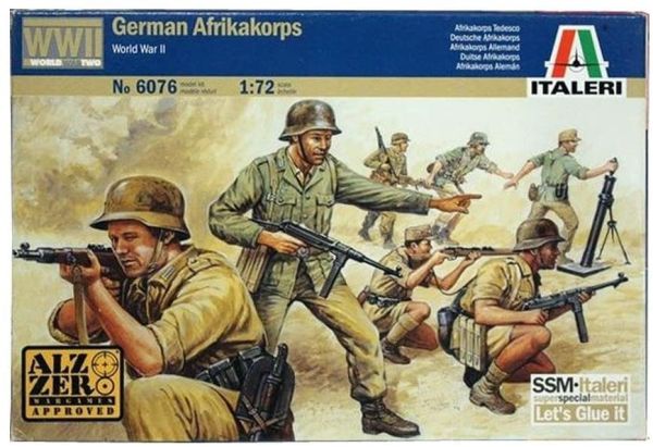 ITA6076 - German Afrikakorps of the Second World War to paint - 1