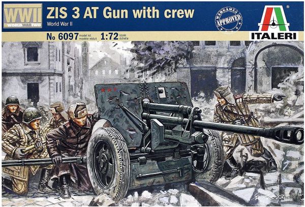 ITA6097 - ZIS 3 AT Gun with minions to assemble and paint - 1