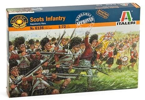 ITA6136 - Paintable Scottish Infantry - 1