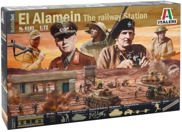 ITA6181 - El Alamein War – Battle Set to assemble and paint - 1