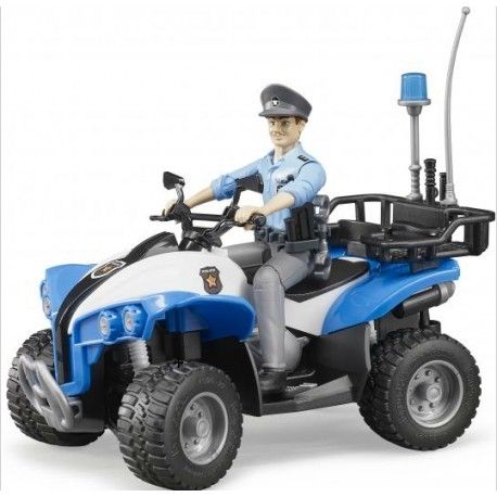 BRU63010 - Police Quad with Policewoman Scale 1/16 - 1