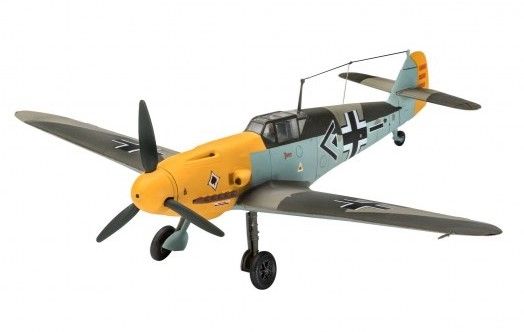 REV63893 - Model Set - Airplane Messerschmitt Bf109 F-2 with painting to assemble - 1