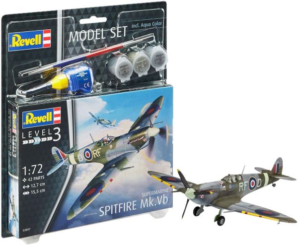 REV63897 - Model set Supermarine Spitfire M with painting to assemble - 1