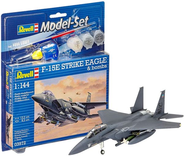 REV63972 - Model set F-15E STRIKE EAGLE & b with painting to assemble - 1