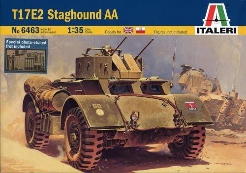 ITA6463 - Armored Vehicle T17E2 STAGHOUND AA to assemble and paint - 1