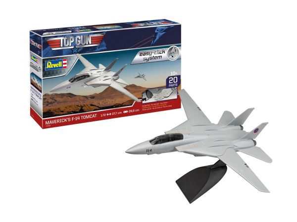 REV64966 - Model Set - TOP GUN Maverick's F-14 Tomcat easy-click with paint to assemble - 1