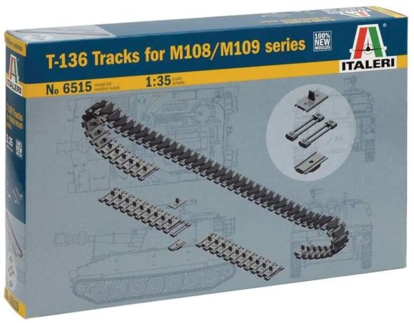 ITA6515 - Accessory T - 136 tracks for M108 / M109 series to be assembled and painted - 1