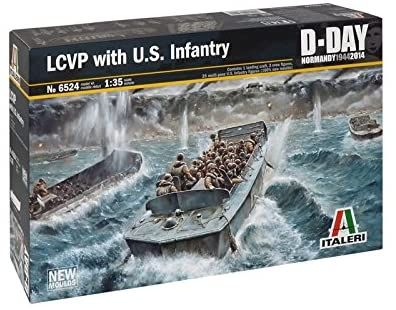 ITA6524 - LCVP with US Infantry to assemble and paint - 1