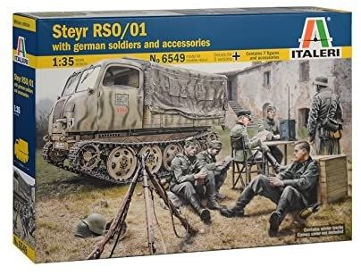 ITA6549 - STEYR RSO / 01 vehicle with German soldiers to assemble and paint - 1